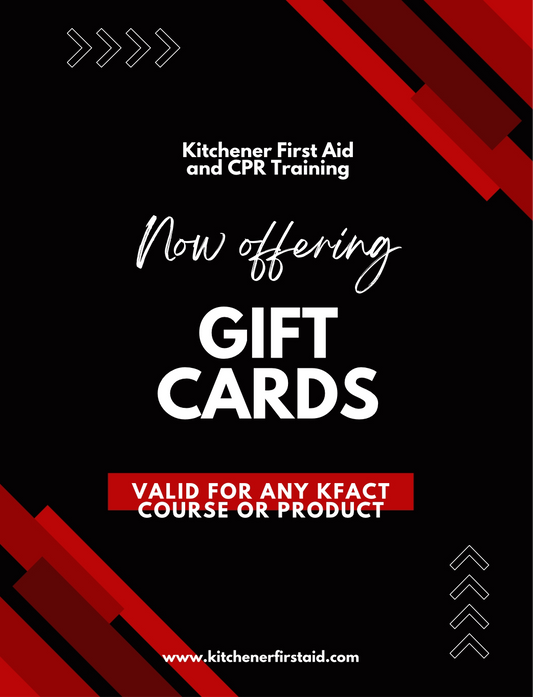 Kitchener First Aid and CPR Training Gift Card